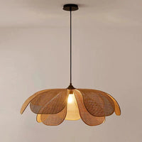 Suspension Japonica Light en rotin avec LED | Marco Lucetti