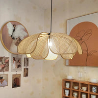 Suspension Japonica Light en rotin avec LED | Marco Lucetti