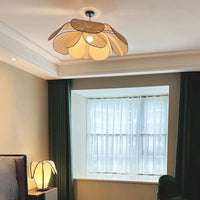 Suspension Japonica Light en rotin avec LED | Marco Lucetti