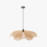 Suspension Japonica Light en rotin avec LED | Marco Lucetti