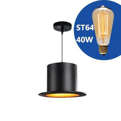 Suspension Jazz Hat en aluminium | Marco Lucetti Plat / Chaude