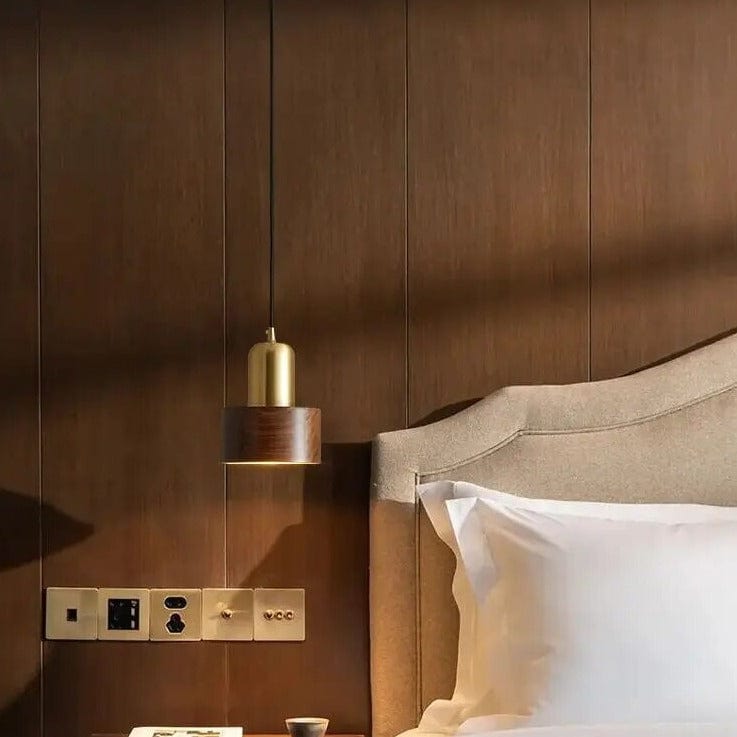 Suspension Laiton Noyer pour Bars & Restaurants | Marco Lucetti