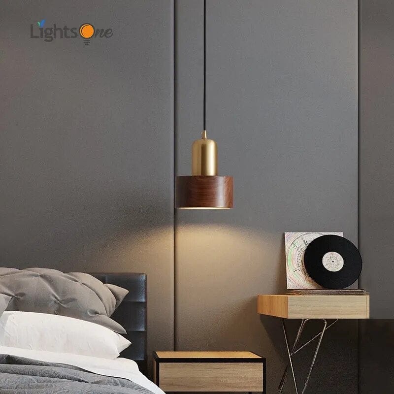 Suspension Laiton Noyer pour Bars & Restaurants | Marco Lucetti