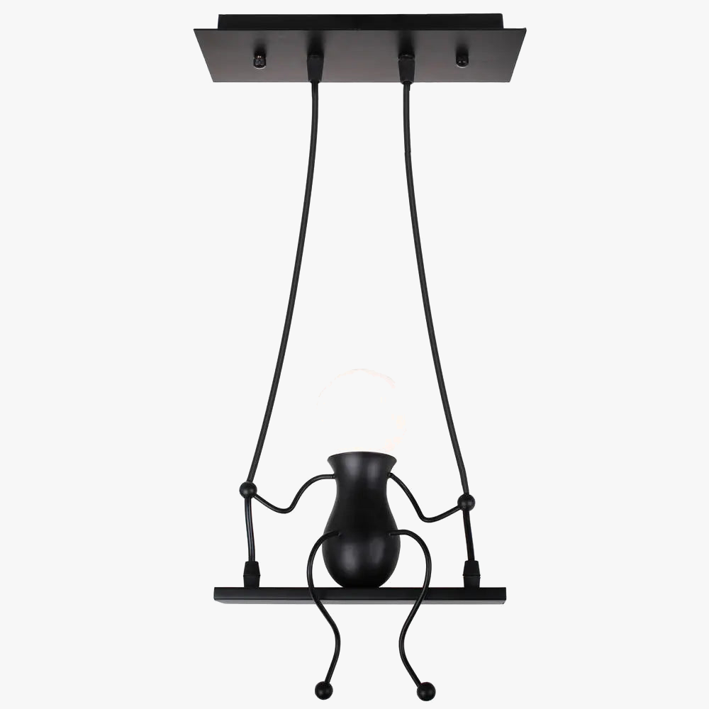Lampe Suspension Art Décor Moderne 1/3 Tête