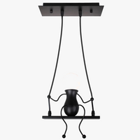 Lampe Suspension Art Décor Moderne 1/3 Tête