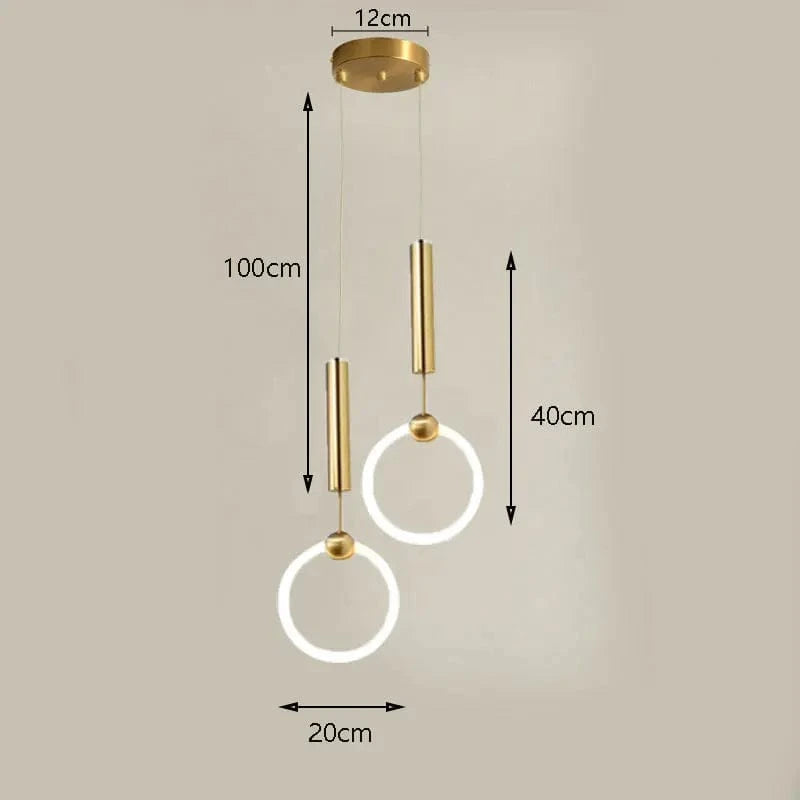 Suspension lampe Nordique Créatif LED 360° - Lumière Art Luxe | Marco Lucetti 1 tuo 2c / Translucent cable / Cold White