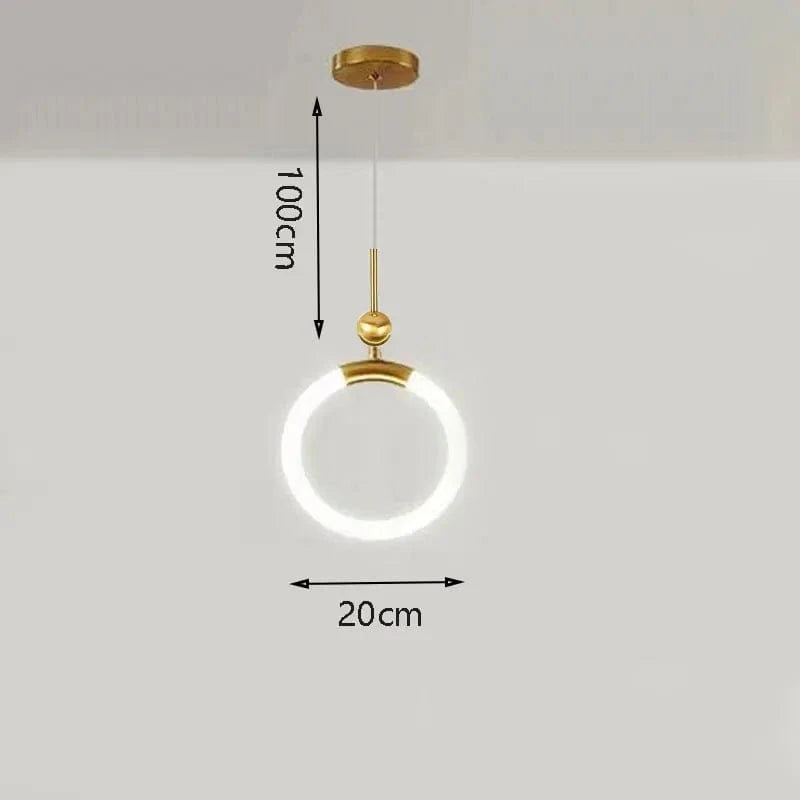 Suspension lampe Nordique Créatif LED 360° - Lumière Art Luxe | Marco Lucetti A plus style / Translucent cable / Cold White