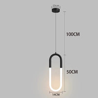 Suspension lampe Nordique Créatif LED 360° - Lumière Art Luxe | Marco Lucetti D style Black / Translucent cable / Cold White