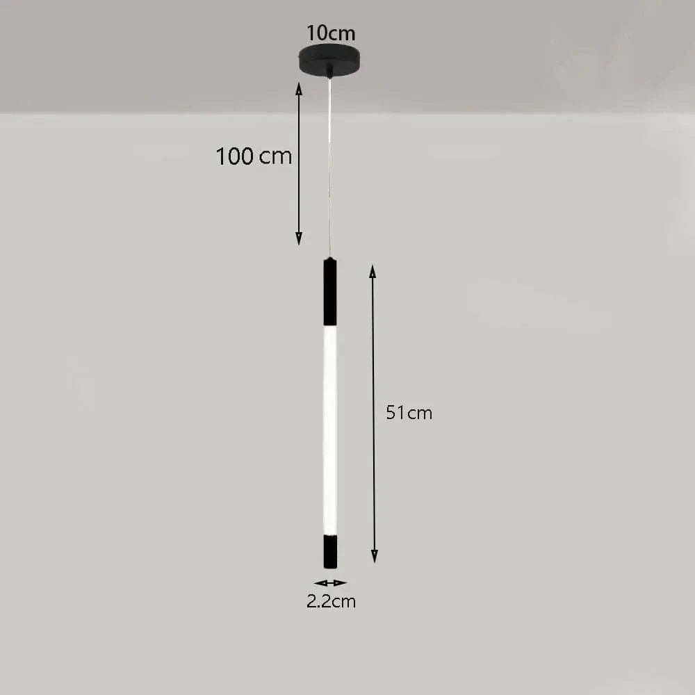 Suspension lampe Nordique Créatif LED 360° - Lumière Art Luxe | Marco Lucetti E style Black / Translucent cable / Cold White