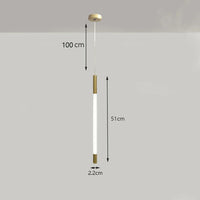 Suspension lampe Nordique Créatif LED 360° - Lumière Art Luxe | Marco Lucetti Style E / Câble translucide / Blanc froid