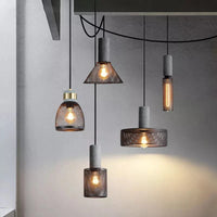 Suspension Lampes Vintage Loft en Fer Forgé LED | Marco Lucetti