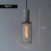 Suspension Lampes Vintage Loft en Fer Forgé LED | Marco Lucetti D / Pas d&#39;ampoule