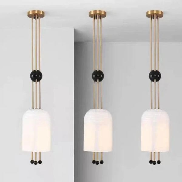 Suspension lanterne en verre uni | Marco Lucetti