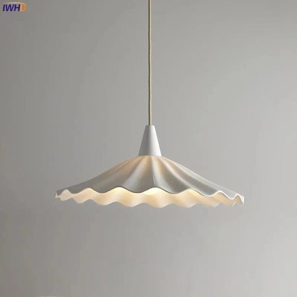 Suspension LED 30 cm Blanc: Design Japonais en Céramique | Marco Lucetti
