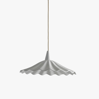 Suspension LED 30 cm Blanc: Design Japonais en Céramique | Marco Lucetti