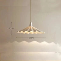 Suspension LED 30 cm Blanc: Design Japonais en Céramique | Marco Lucetti Blanc
