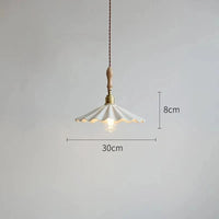 Suspension LED 30 cm Blanc: Design Japonais en Céramique | Marco Lucetti Blanc 2