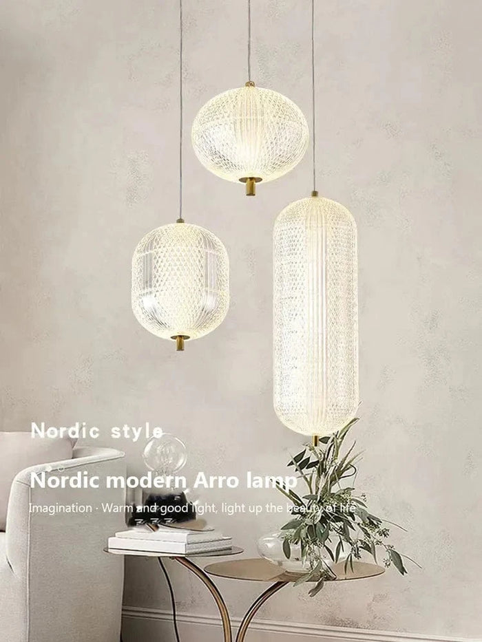 Suspension LED Acrylique Minimaliste Unique | Marco Lucetti