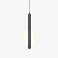 Suspension LED Alu Circulaire | Marco Lucetti C - Noir / Froide