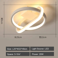 Suspension LED Ambiance-Tech | Marco Lucetti Modèle A Blanc / Blanc chaud