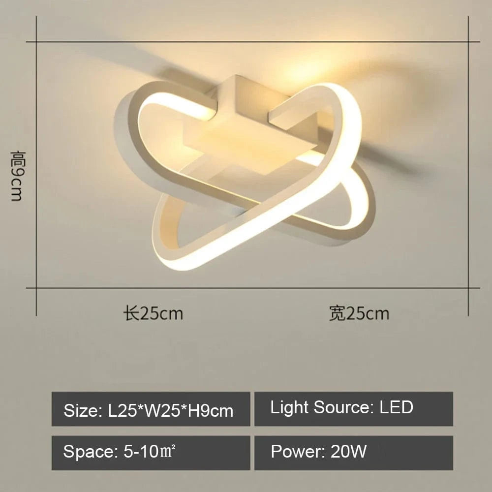 Suspension LED Ambiance-Tech | Marco Lucetti Modèle B Blanc / Blanc chaud
