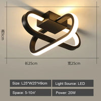 Suspension LED Ambiance-Tech | Marco Lucetti Modèle B Noir / Blanc chaud