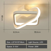 Suspension LED Ambiance-Tech | Marco Lucetti Modèle C Blanc / Blanc chaud