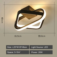 Suspension LED Ambiance-Tech | Marco Lucetti Modèle C Noir / Blanc chaud