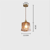 Suspension LED Ambrée Rétro | Marco Lucetti D / 2