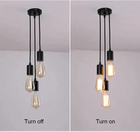 Suspension LED Araignée: Noir, Blanc & Argent | Marco Lucetti D