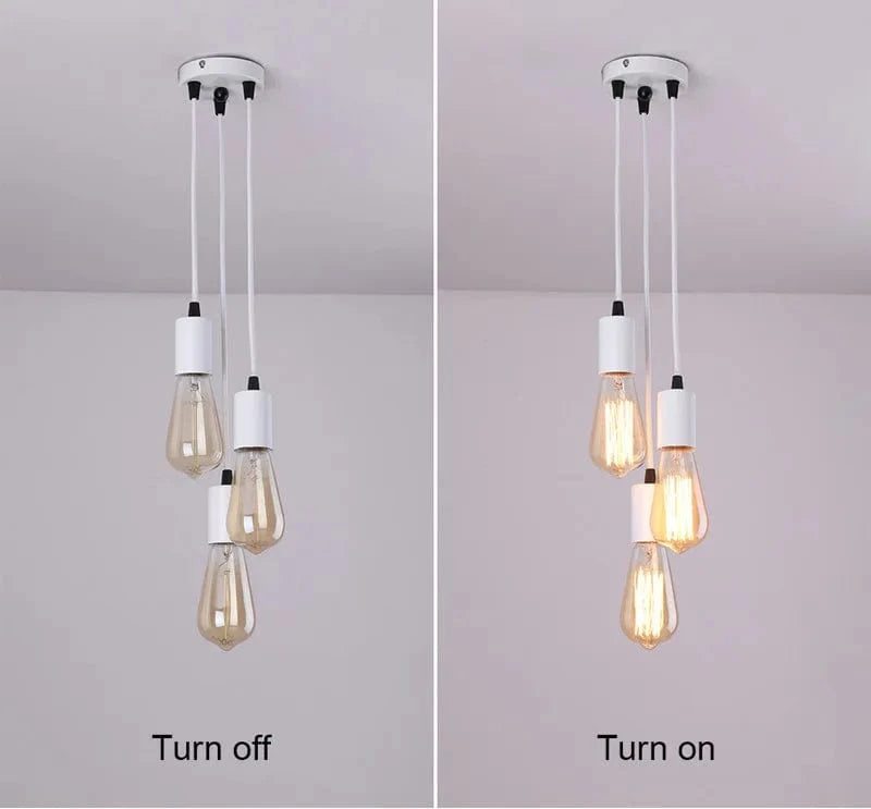 Suspension LED Araignée: Noir, Blanc & Argent | Marco Lucetti E