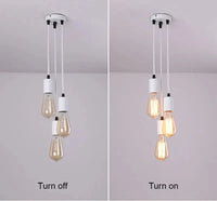 Suspension LED Araignée: Noir, Blanc & Argent | Marco Lucetti E