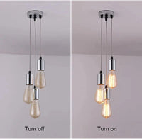 Suspension LED Araignée: Noir, Blanc & Argent | Marco Lucetti UN