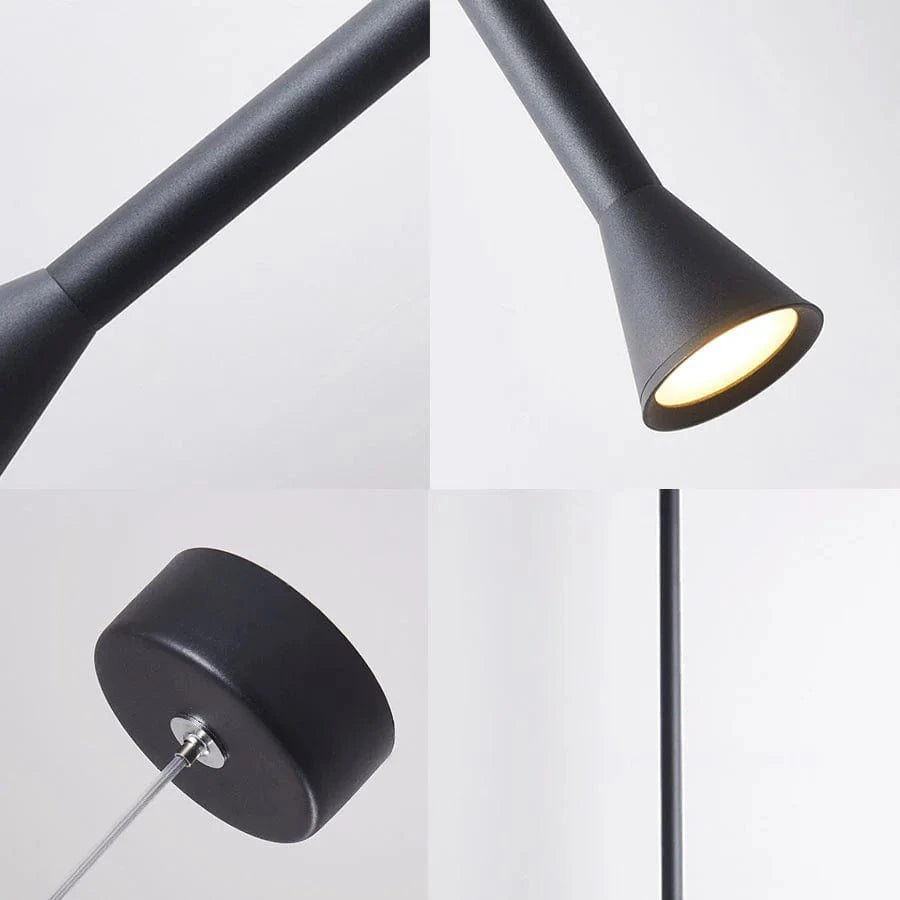 Suspension LED Art Créatif - Long Tube Lumineux | Marco Lucetti