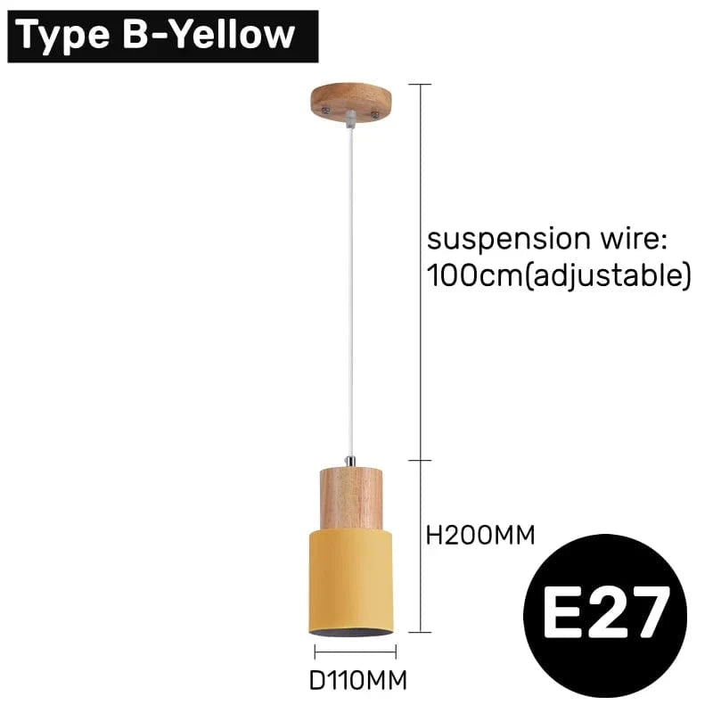 Suspension LED Art Moderne Colorée | Marco Lucetti B Jaune
