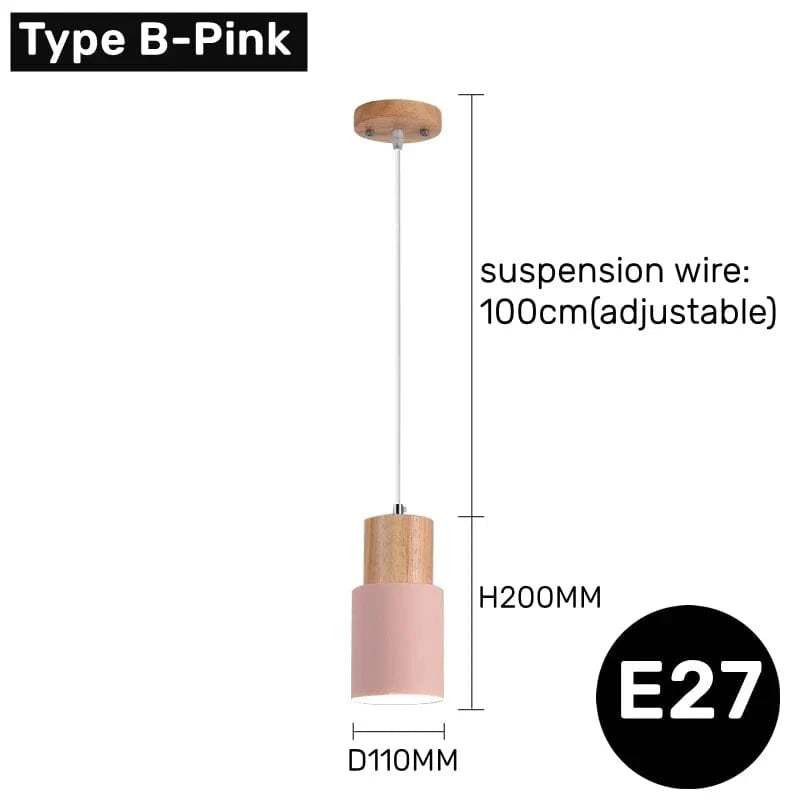 Suspension LED Art Moderne Colorée | Marco Lucetti B Rose