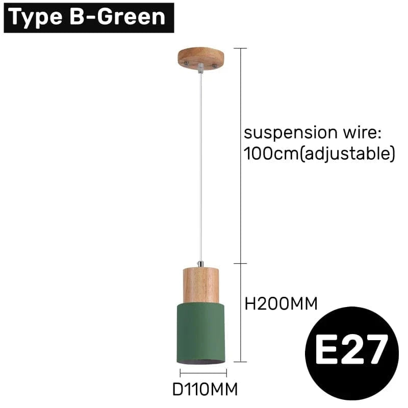 Suspension LED Art Moderne Colorée | Marco Lucetti B Vert