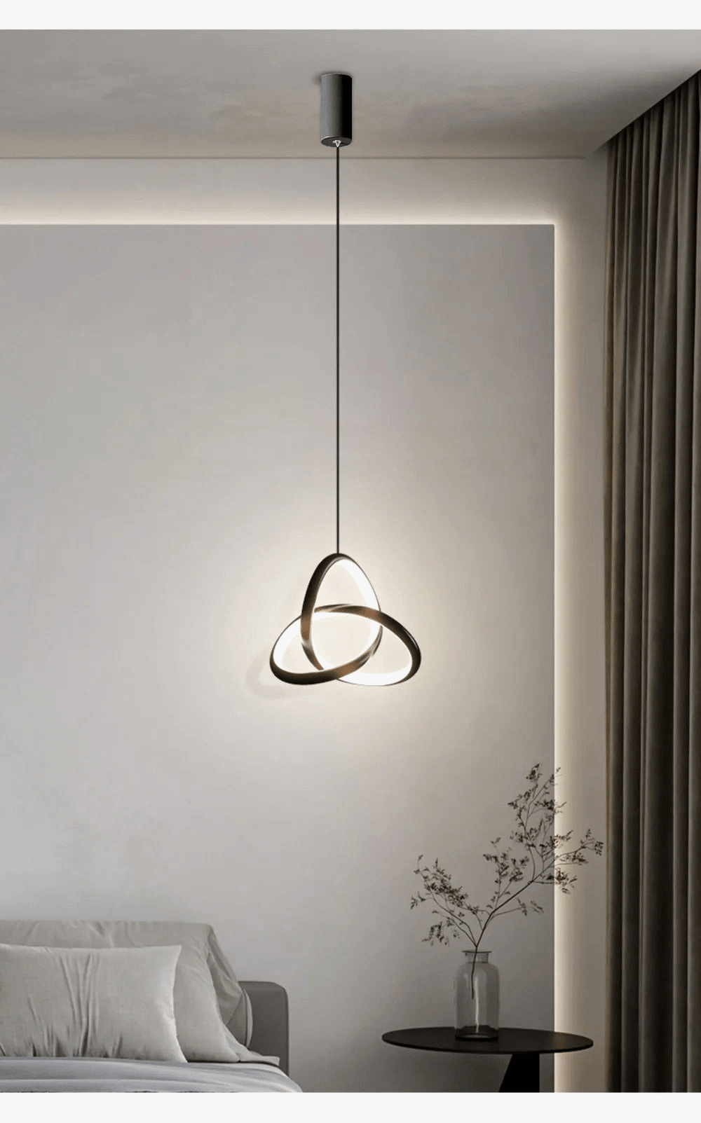 Suspension LED au design minimaliste contemporain | Marco Lucetti