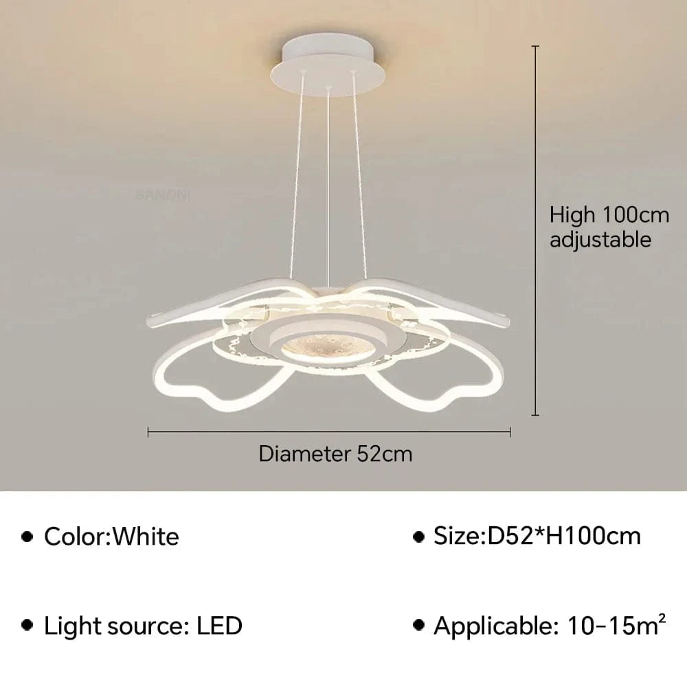 Suspension LED au design moderne - Éclairage innovant | Marco Lucetti Blanc E 52CM / Blanc chaud (pas de RC)