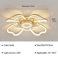 Suspension LED au design moderne - Éclairage innovant | Marco Lucetti Or C 52CM / Blanc chaud (pas de RC)