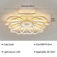Suspension LED au design moderne - Éclairage innovant | Marco Lucetti Or C 80CM / Blanc chaud (pas de RC)