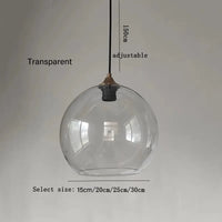 Suspension LED au design nordique contemporain | Marco Lucetti Transparent / 15 cm