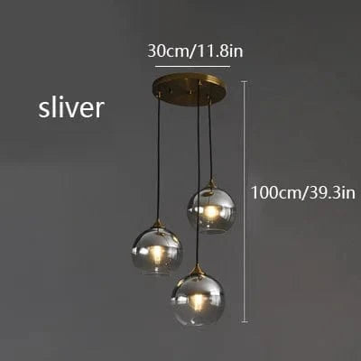 Suspension LED au design nordique contemporain | Marco Lucetti Trois rubans 2 / 15 cm