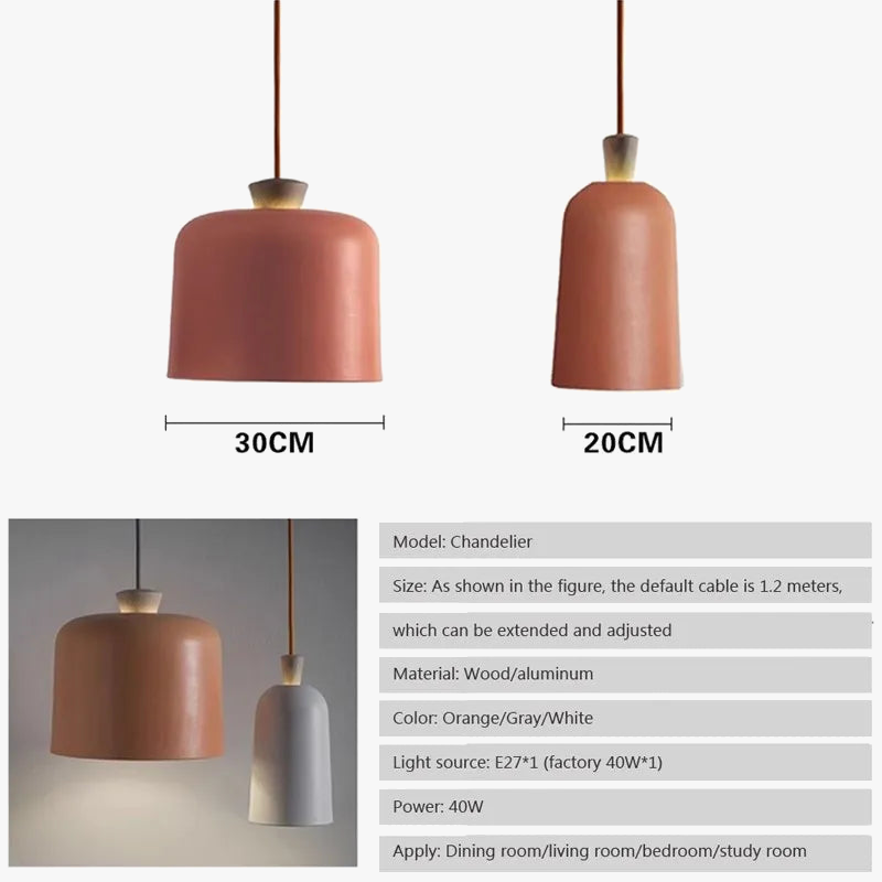 Suspension LED Nordic Design Macaron