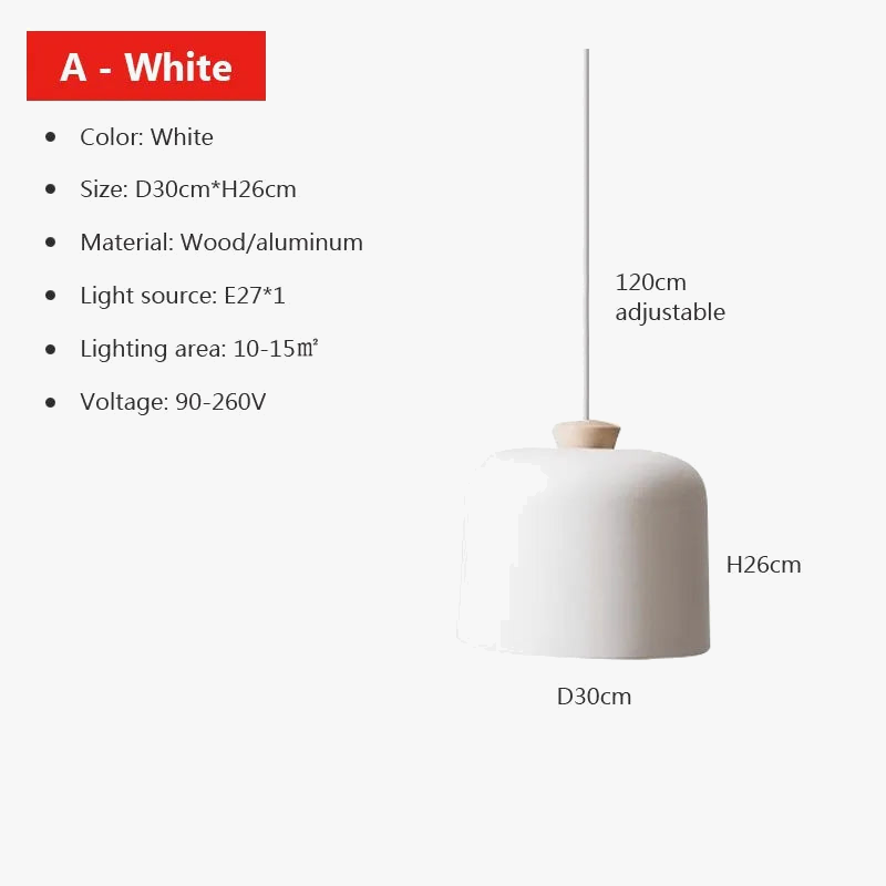 Suspension LED Nordic Design Macaron
