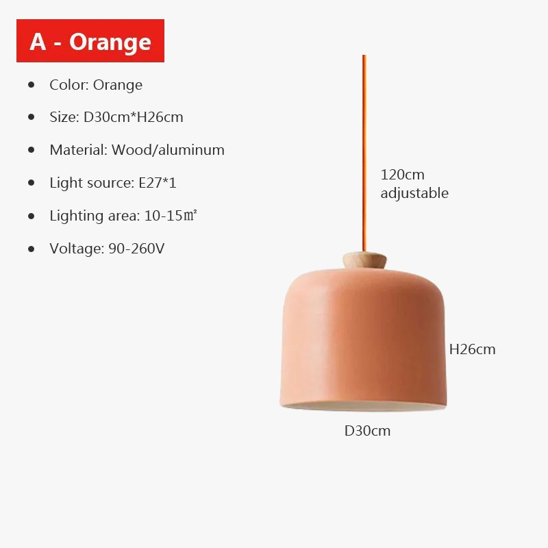 Suspension LED Nordic Design Macaron