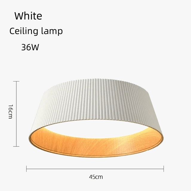 Suspension LED au plafond en Bois Naturel | Marco Lucetti