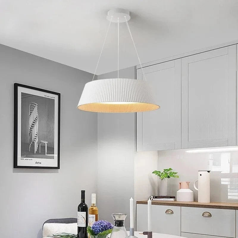 Suspension LED au plafond en Bois Naturel | Marco Lucetti