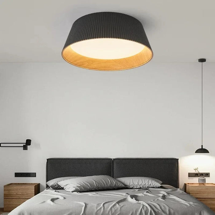 Suspension LED au plafond en Bois Naturel | Marco Lucetti