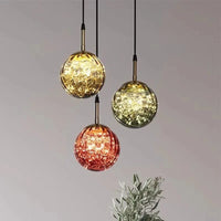 Suspension LED "Aurora" en verre - Design nordique contemporain | Marco Lucetti